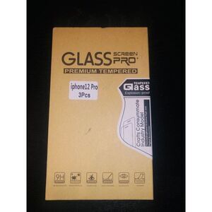 Brand‎ New Glass Screen Pro Premium Tempered iPhone 12 Pro 3 Pcs